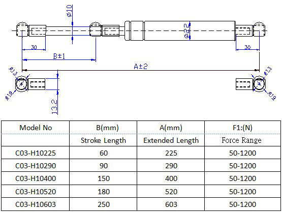 C03-H1022M 10mmx22mm英