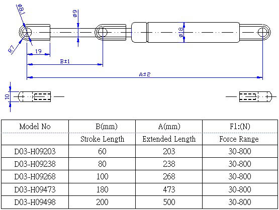D03-H0918M 9mmx18mm英