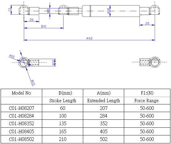 C01-H0818M 8mmx18mm英