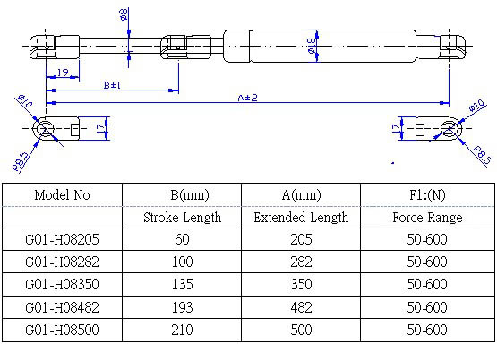 G01-H0818M 8mmx18mm英